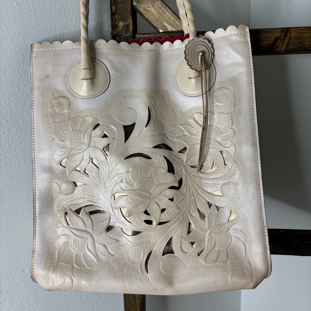 Patricia Nash Cavo Tote Leather Bag - Picture 2 of 14